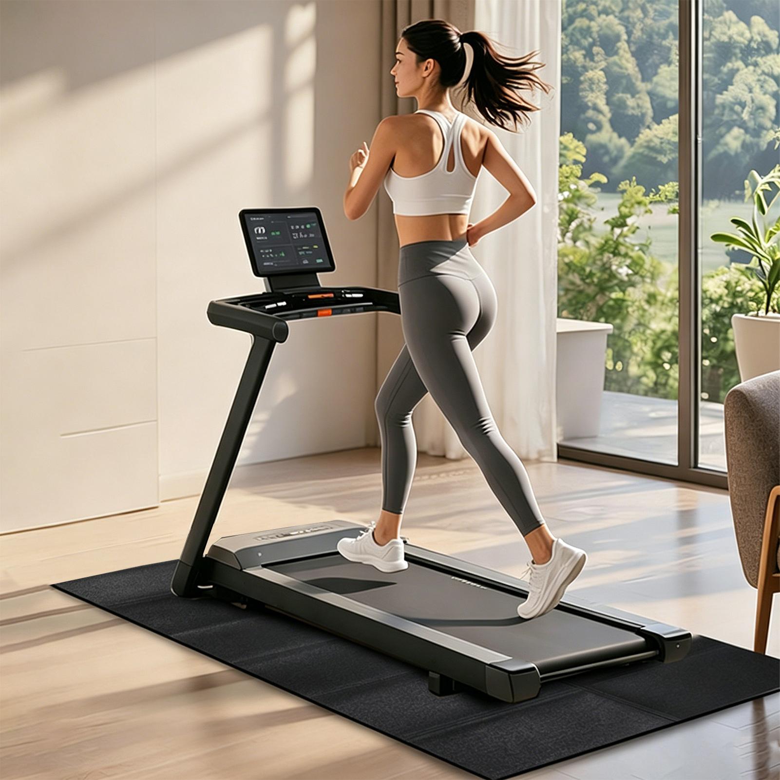 Treadmill Mat Vibration Absorb - đánh giá và giá Yoga Mat