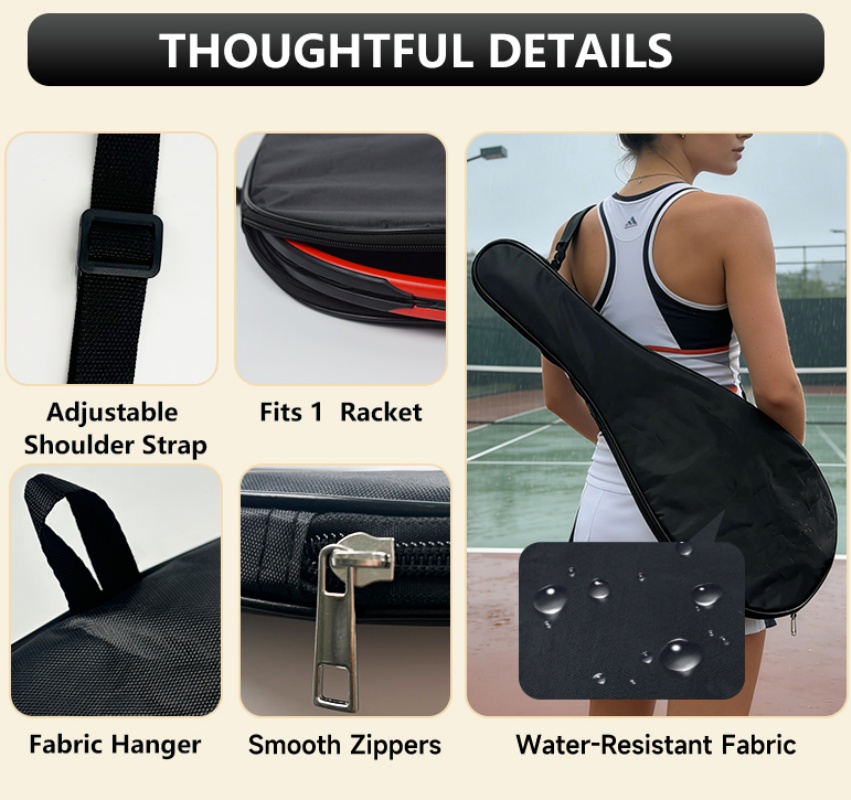 Tennis Racket Cover Portable S - đánh giá và giá Tennis Racket