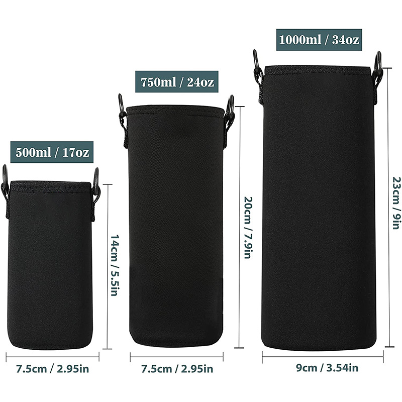 420-1500ML Neoprene Pouch Hold - đánh giá và giá Sports Water Bottle Insulated
