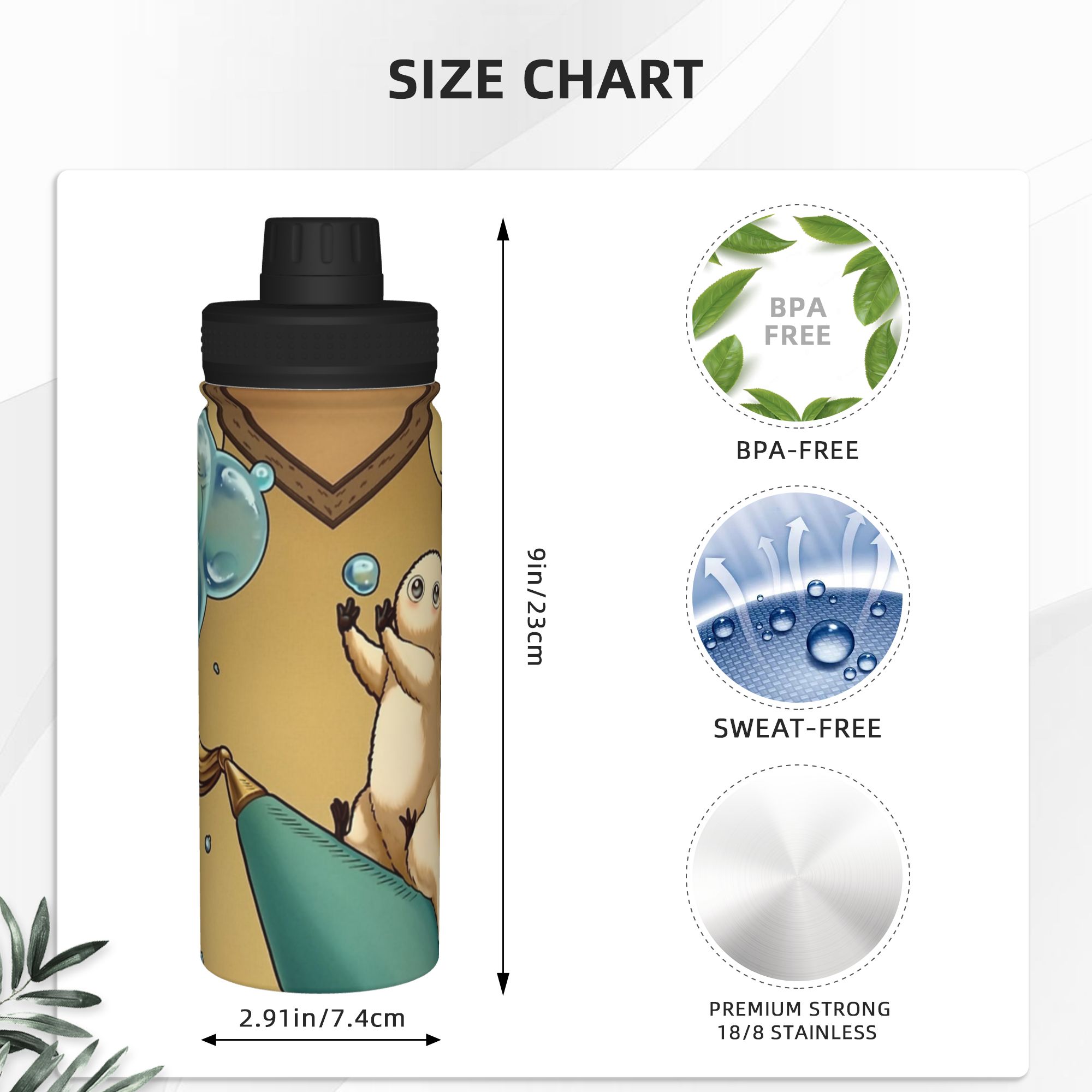 Brushbuddy Witch Hat Atelier A - đánh giá và giá Sports Water Bottle Insulated