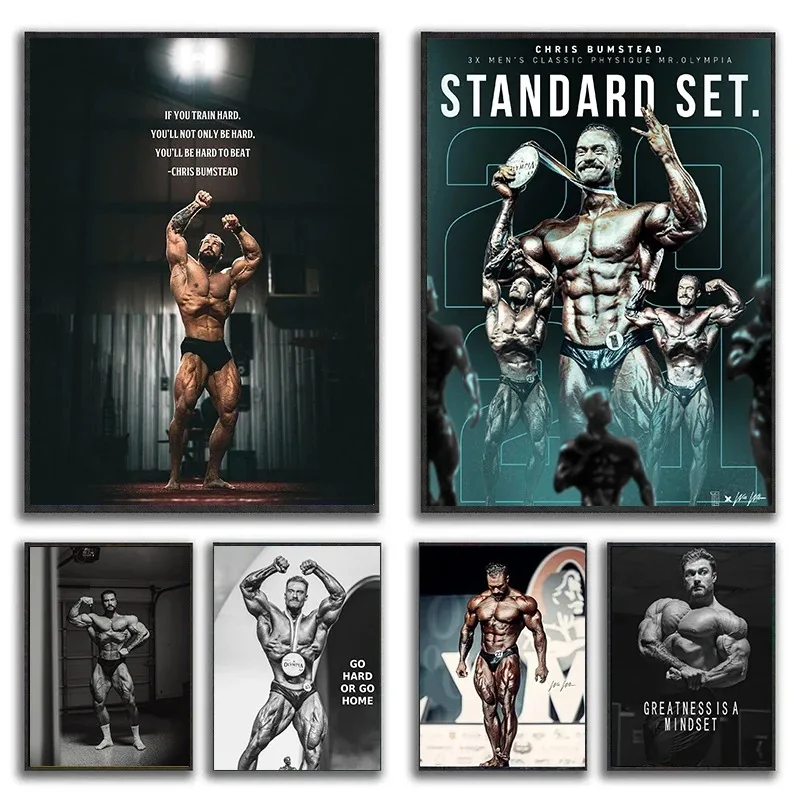 Canvas Painting Chris Bumstead - đánh giá và giá Sports Equipment Poster