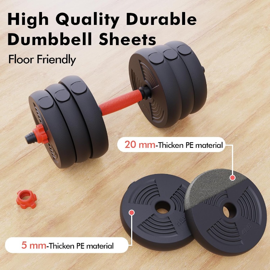 Adjustable Dumbbells Set, 60LB - đánh giá và giá Dumbbell Set