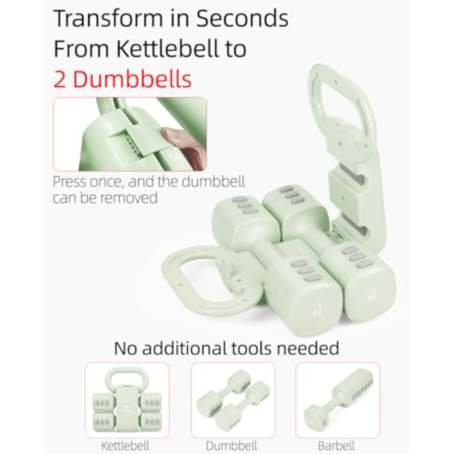 Home gym dumbbell set: 4-in-1  - đánh giá và giá Dumbbell Set