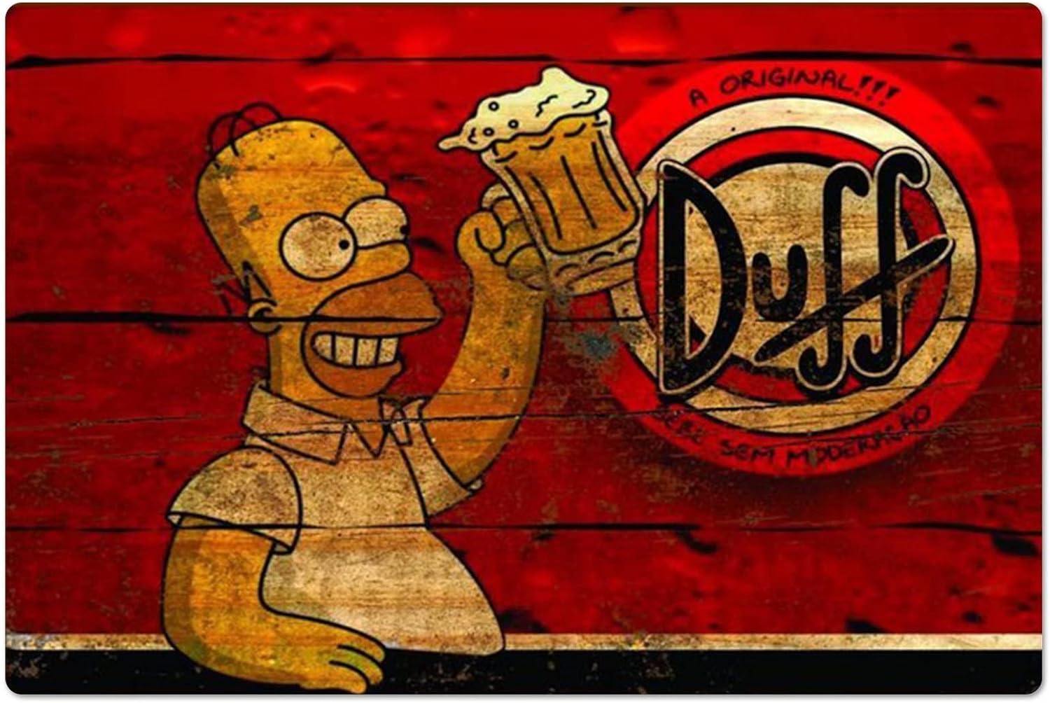 Retro Metal Poster Homer Duff  - đánh giá và giá Sports Equipment Poster