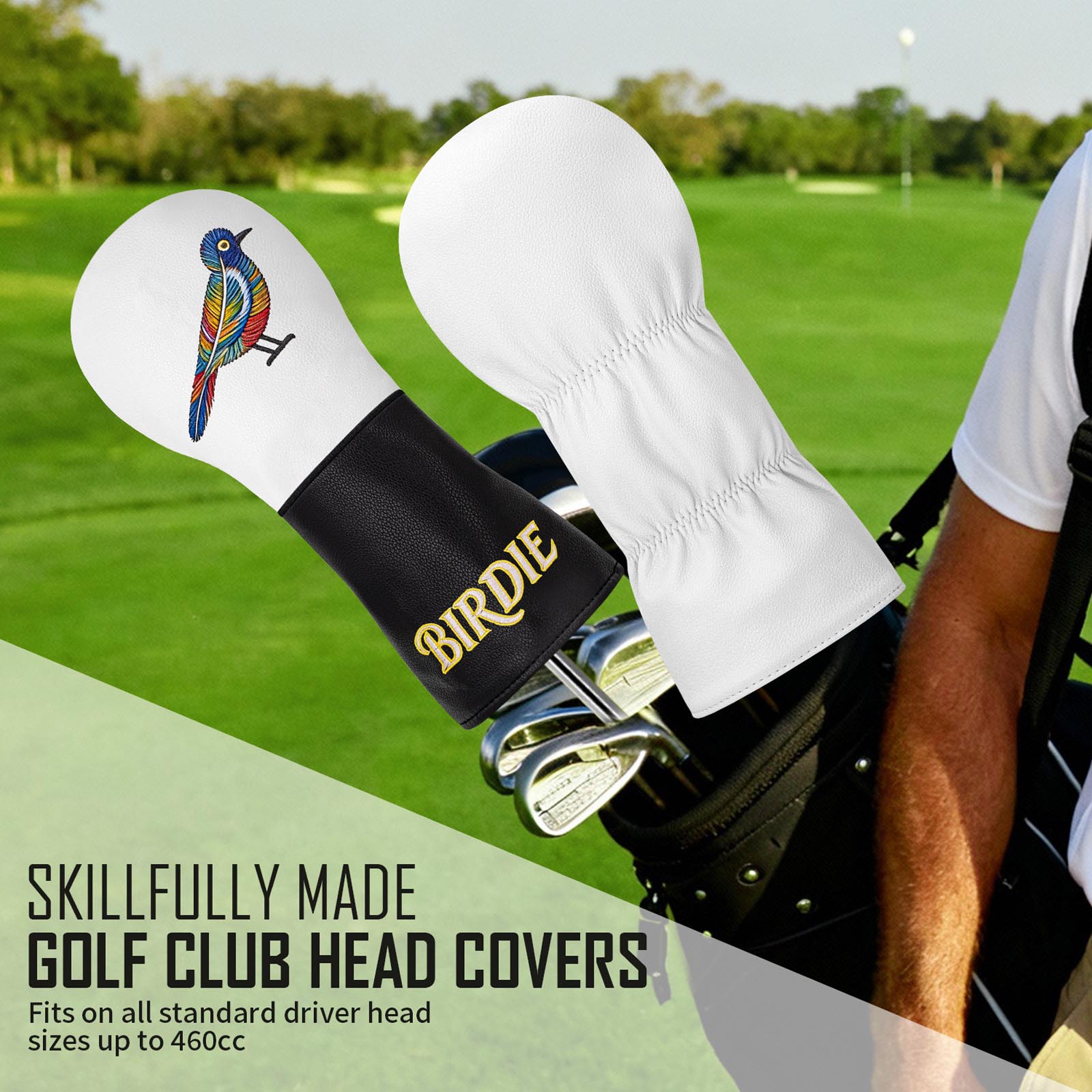 Colorful Bird Embroidery Golf  - đánh giá và giá Resistance Band