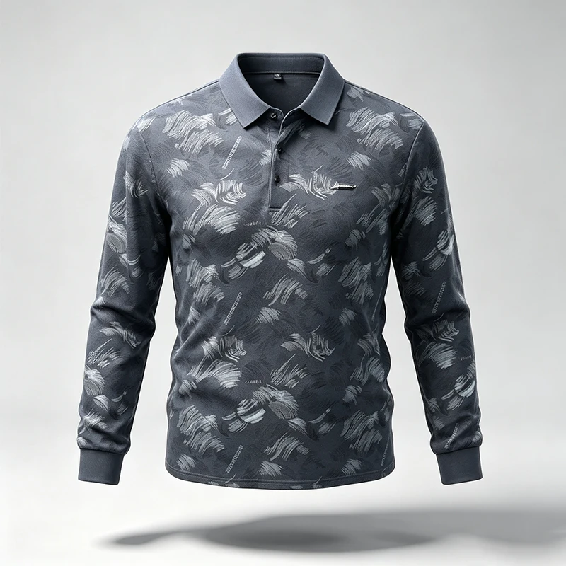 Spring Autumn Mens Lapel Polo  - đánh giá và giá Resistance Band